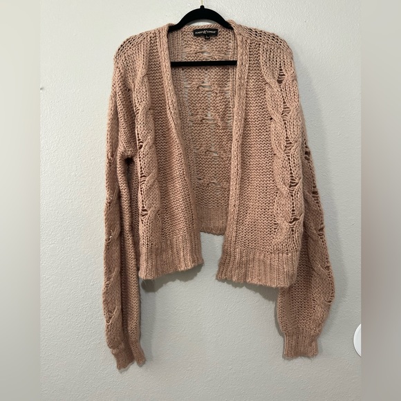Almost Famous Pink Chunky Knit Cardigan - Picture 4 of 4